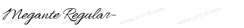 Megante Regular字体转换 Megante Regular字体转换